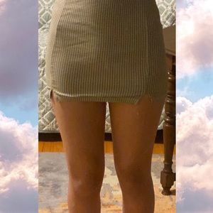 Mini plaid perfect fitted skirt